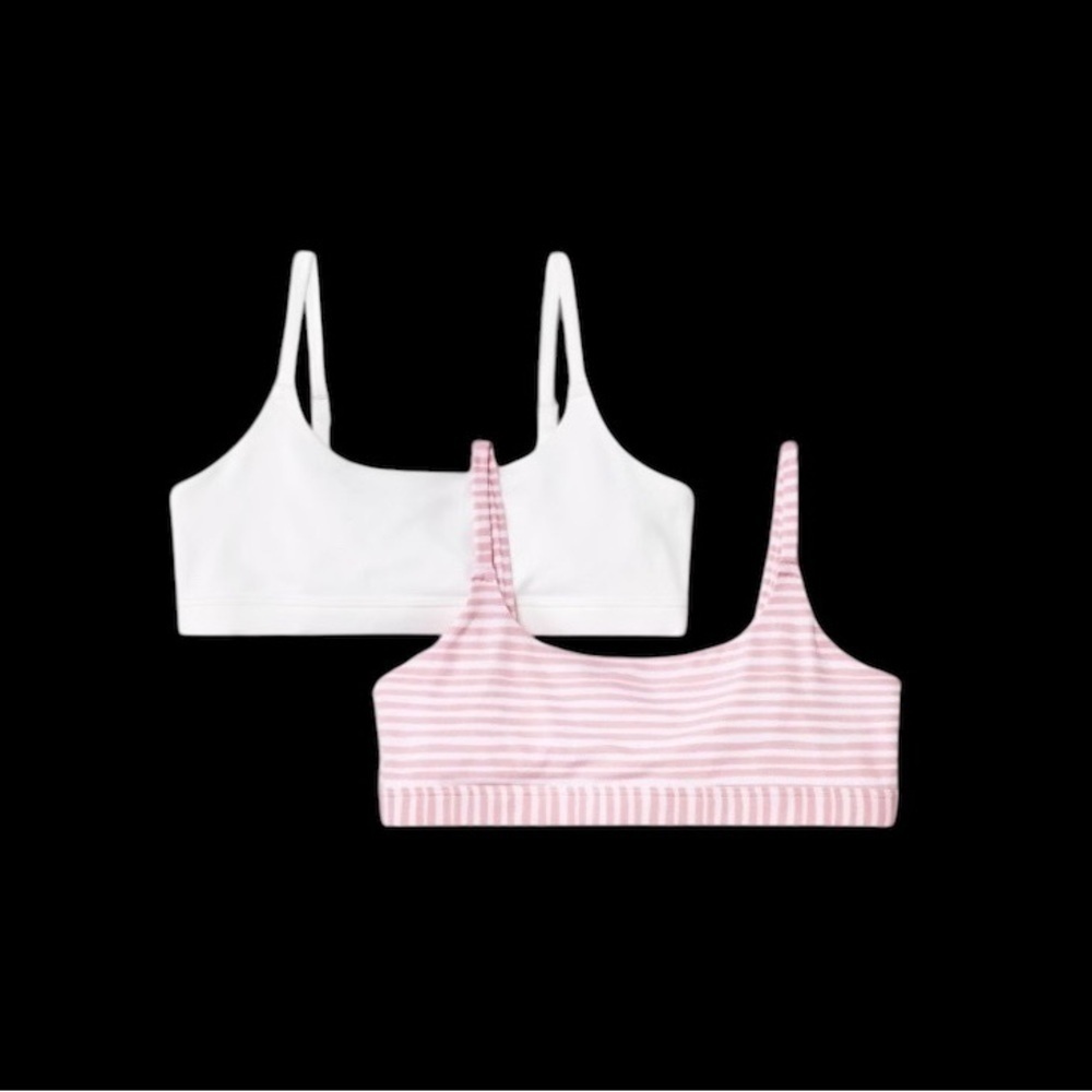 NWT-ART CLASS-TWO GIRLS TANK BRAS-SIZE LARGE 10/12